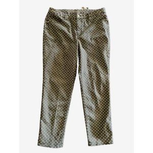 CHICO’S So Slimming Girlfriend Ankle Stretch Denim Jeans In Loden Green SZ 10